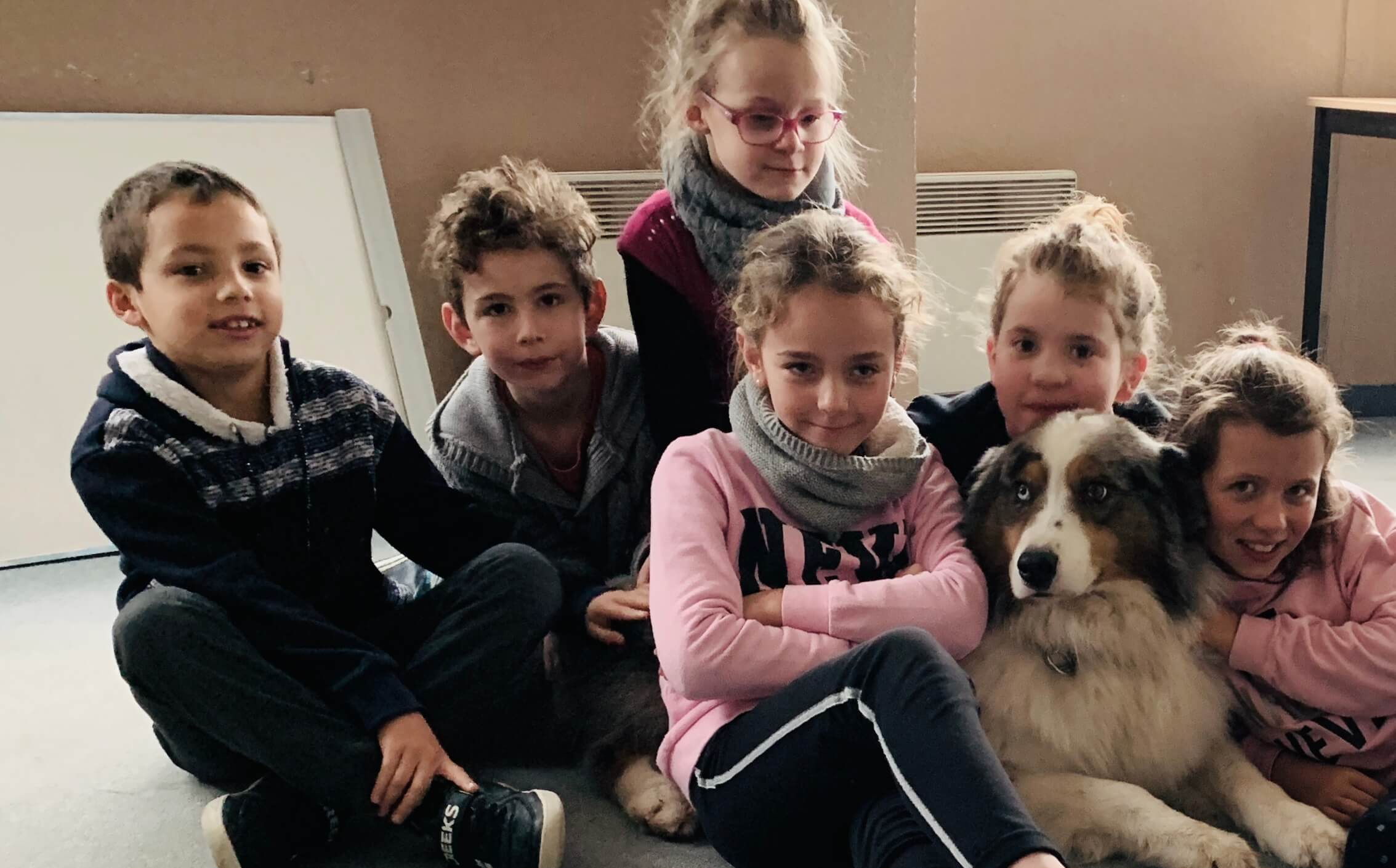 Ateliers collectif enfants - Mediation animale Canitherapie Lilou Brun 9